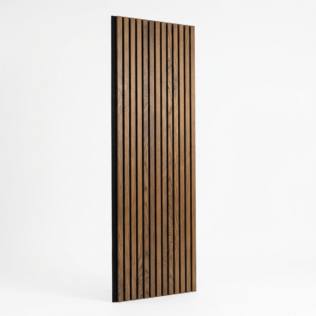 Zürichberg XL Walnut Acoustic Wall Panel — 270 × 110 cm